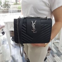 Дамска чанта YSL черна, снимка 1 - Чанти - 29049314