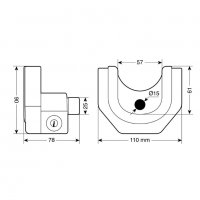 Заклюващ механизъм LAMPA.IT за ремарке / каравана / колесар и др., снимка 6 - Аксесоари и консумативи - 35502560