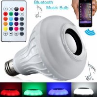 Лампа тонколона RGB Bluetooth дистанционно , снимка 6 - Тонколони - 26862789