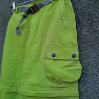 Продавам нови дамски летни бързосъхнещи панталони с откачане на крачолите с коланче цвят електрик , снимка 10 - Панталони - 36454535