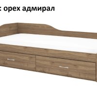 сити 2030 - легло с чекмеджета с табли от към стената и главата за матрак 120/190 см., снимка 4 - Спални и легла - 43759850