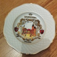 Красива порцеланова чиния за стена от Варшава Полша, снимка 1 - Декорация за дома - 43043993