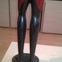 афро дама-дървена фигура-5кг-92см-внос швеицария, снимка 14 - Колекции - 26373046