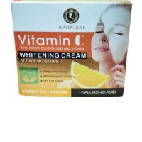 Избелващ крем за лице с витамин Ц и хеалуронова к- на , снимка 1 - Козметика за лице - 43035472