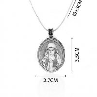 висулка, дамска огърлица молеща се Дева Мария, снимка 3 - Колиета, медальони, синджири - 40207854