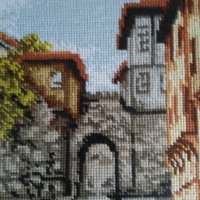 "Старият град"-комплект от 2 броя гоблени, снимка 2 - Картини - 28881276