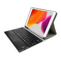Калъф със клавиатура,тъчпад,място за Apple Pencil-iPad 10,2"(2019-2021)/Air 3(2019)/Pro 10,5",черна, снимка 3 - Таблети - 39676737