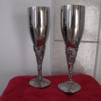 Посребрени чаши за вино, снимка 5 - Други ценни предмети - 37402405