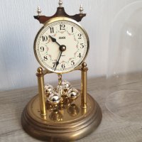 Немски кварцов настолен часовник silvoz, снимка 3 - Антикварни и старинни предмети - 43790670