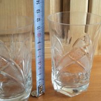 Кристални чаши Зорница , снимка 5 - Антикварни и старинни предмети - 36553504