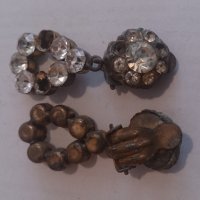 Старинни обеци с полу-скъпоценни камъни -75621, снимка 3 - Обеци - 28842098