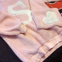 Нов блузон с чантичка в нежно розово , снимка 2 - Блузи с дълъг ръкав и пуловери - 43315070