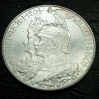 2 марки 1901 година Германия сребро, снимка 3 - Нумизматика и бонистика - 40120614