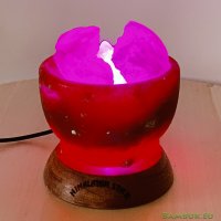 Солна лампа от Хималайска розова сол с USB, снимка 11 - Други стоки за дома - 39187172
