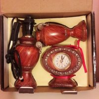 Колекция от 3 части Valentino- Ваза ,Кварцов часовник и Основа за лампа , снимка 3 - Колекции - 34674728