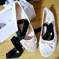 Дамски обувки/ балеринки с връзки Max Shoes , снимка 3 - Дамски ежедневни обувки - 43981275
