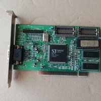 Видео карта S3 Super Trio64V2/DX  1MB PCI, снимка 1 - Видеокарти - 35021927