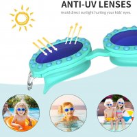 Нови Детски очила 2 в 1 с UV защита за плаж и против мъгла за плуване, снимка 4 - Други - 33614689
