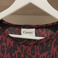 Дамска блуза Ganni, снимка 2 - Тениски - 38857326
