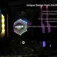 Zalman водно охлаждане Water Cooling ALPHA 28 BLACK - Addressable RGB - LGA1700/AM5, снимка 5 - Други - 43187539