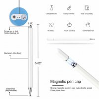 Стилус за таблет/смартфони/тъч писалка за прецизно писане и рисуване, снимка 5 - Тъч скрийн за телефони - 35395505