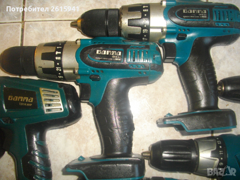 1-13мм-14,4-18 Волта-Боди-Li-ion-GAMMA-Литий-Йон-Холандско Професионално-Тяло За Винтоверт, снимка 1