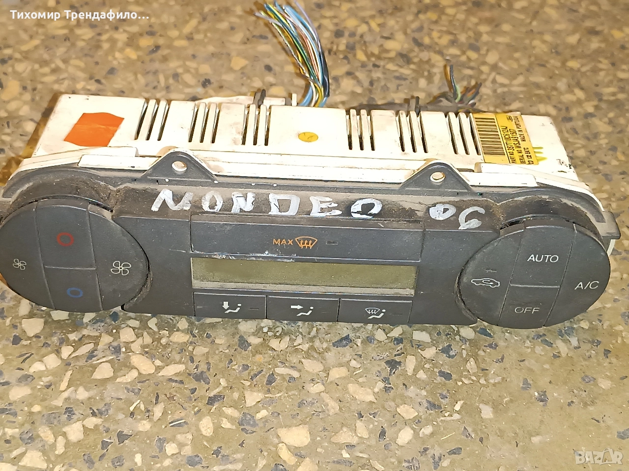 FORD MONDEO MK3 CLIMATE CONTROL PANEL 3S7T18C612AJ ,3S7T 18C612 AJ, снимка 1