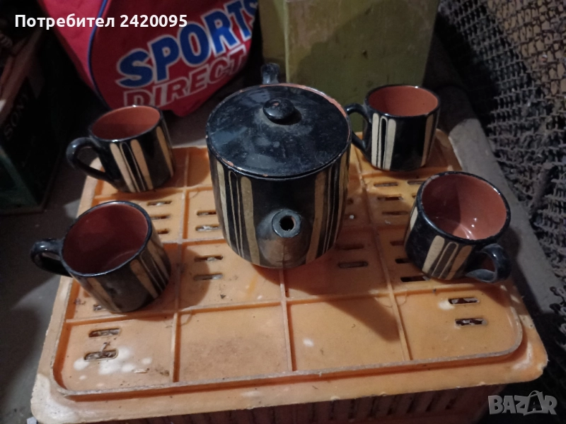 керамичен сервиз за вино-10лв, снимка 1