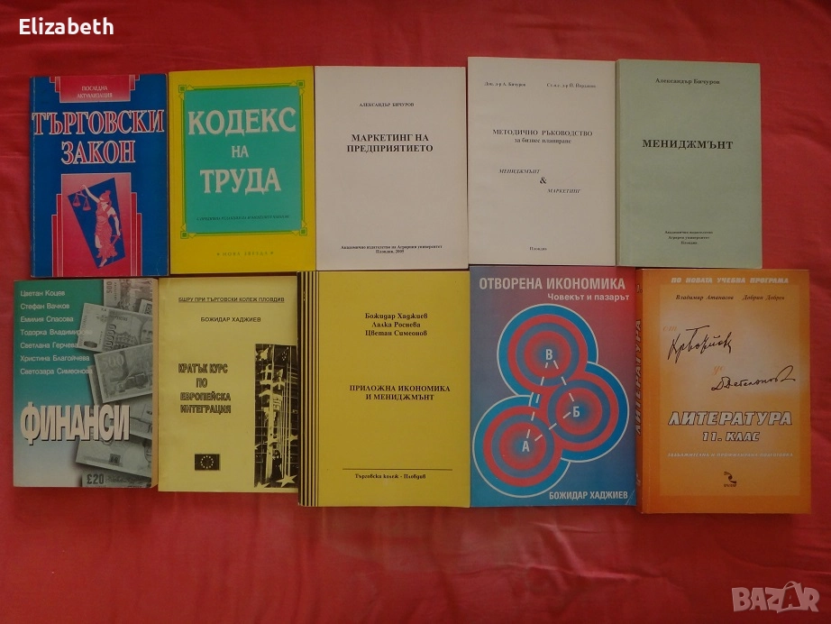 Учебници по икономика, финанси, математика, литература, снимка 1