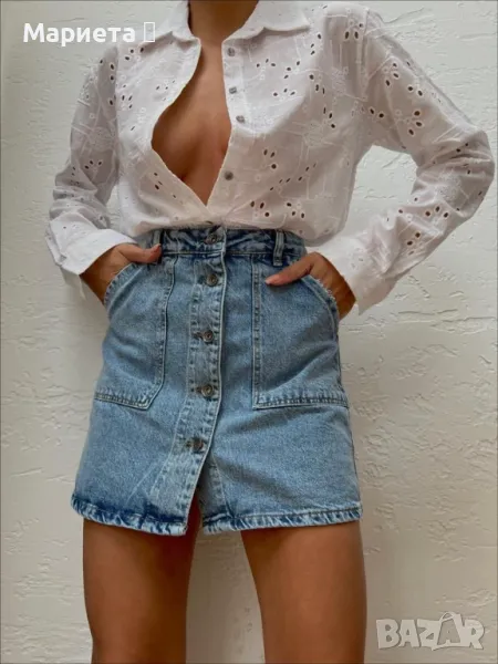 Дънкова пола, снимка 1