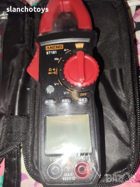 ANENG ST181 Цифрови клещи DC/AC Current 4000 Counts Мултицет Амперметър Тестер за напрежение Автомоб, снимка 1