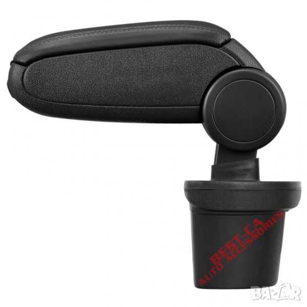 Кожен черен подлакътник за Нисан Джук / Nissan Juke 2010-2019, снимка 1