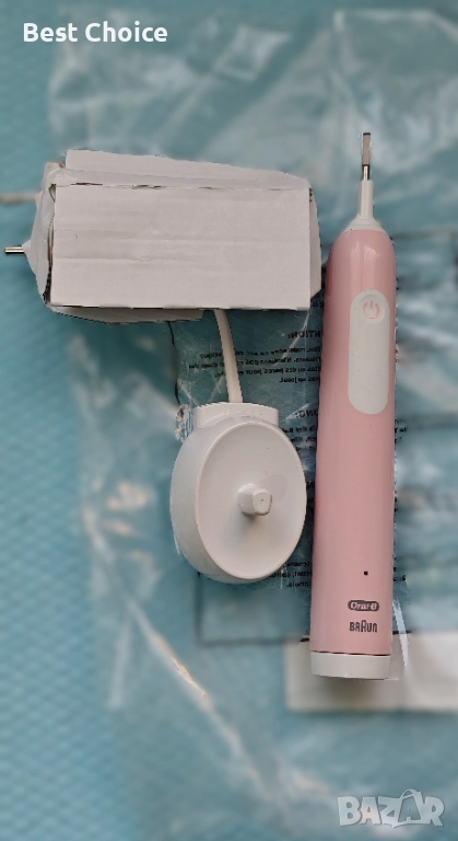 Електрическа четка за зъби Oral-B Pro Series 1 (розова)., снимка 1