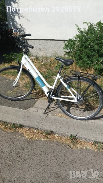 Продавам алуминиев електрически велосипед 28 цола , снимка 1