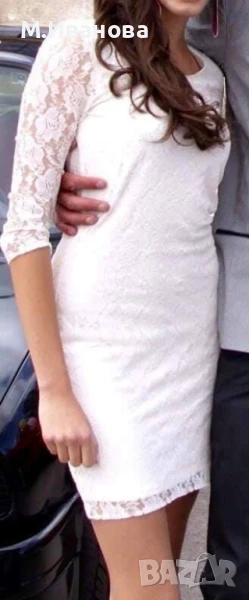 Нова дамска рокля дантела размер М , снимка 1