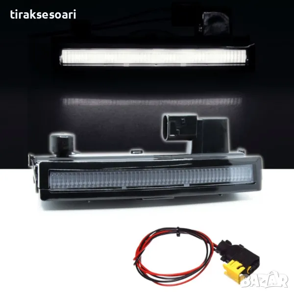 LED Диоден Бял Преден Габарит за Scania Скания P G R след 2016 с кабел, снимка 1