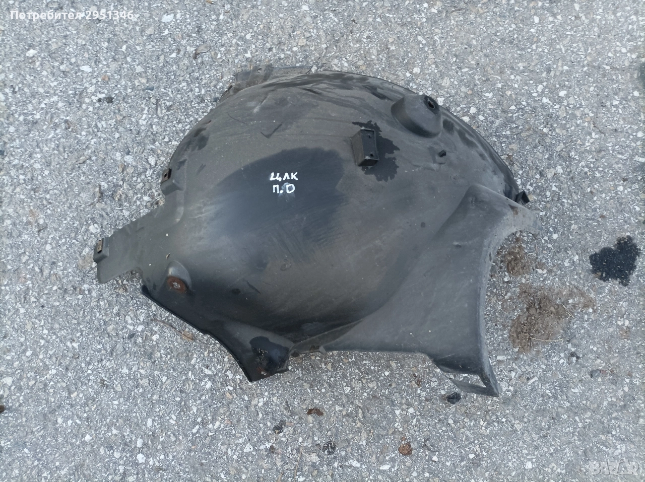 подкалник Мерцедес ЦЛК Mercedes CLK W209, снимка 1