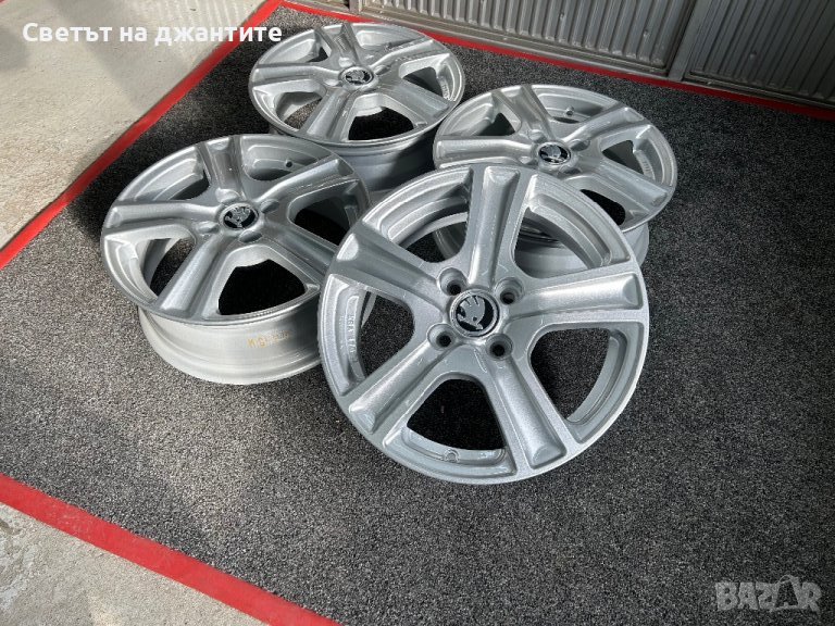 Джанти 15 Цола 4х100 за Skoda Citigo  / Brock RC 19 Нови, снимка 1
