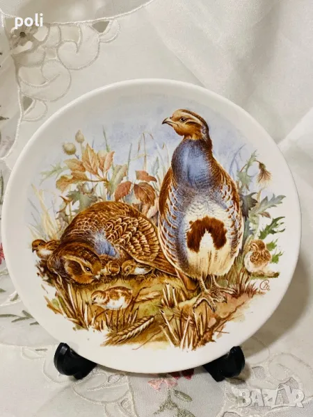 порцеланова чиния за стена , снимка 1