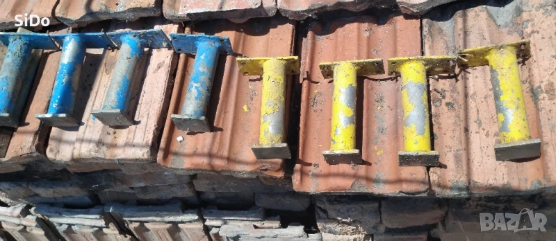 2 чифта по 4 бр.алуминиеви крака за кошери и подобни съдове,сандъци и други подобни, снимка 1