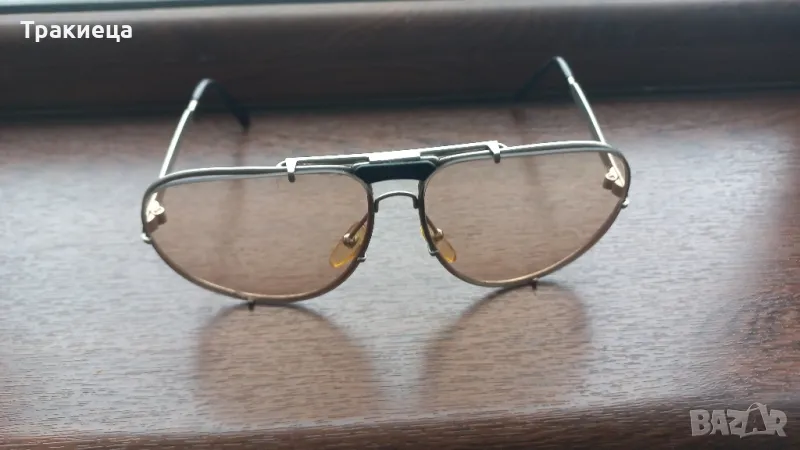 ОРИГИНАЛНИ СЛЪНЧЕВИ ПИЛОТСКИ ОЧИЛА AVIATOR AUSTRIAN AIRLINES 1980 г , снимка 1