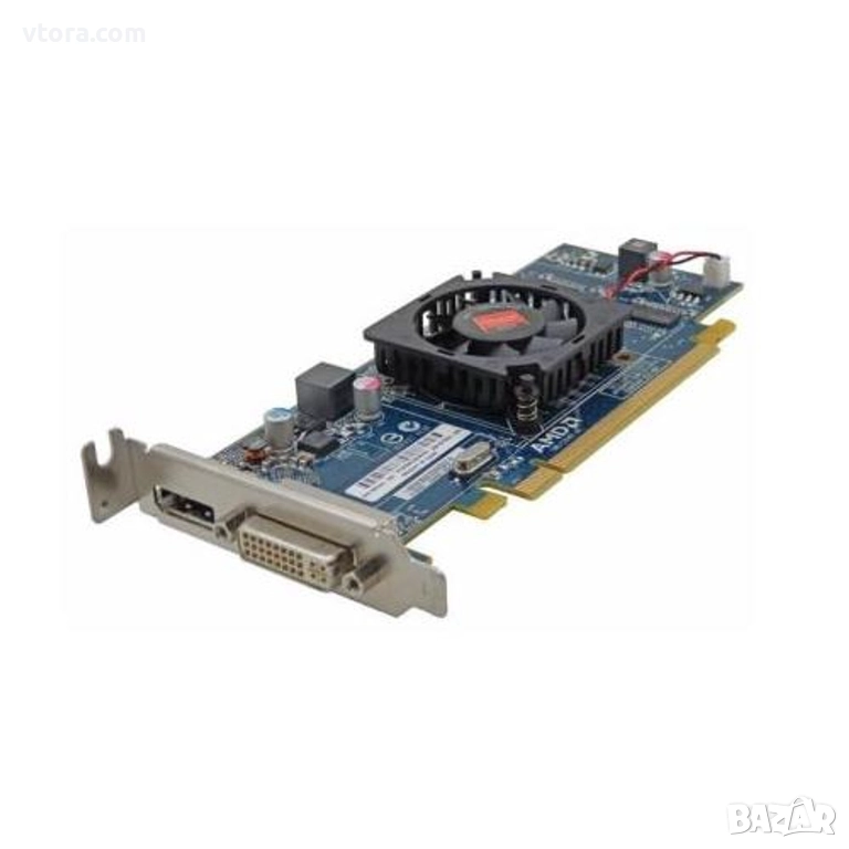 Видеокарта AMD Radeon HD 7450 1GB PCI-E DVI/DP Low profile, снимка 1
