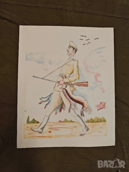 отпечатък авджия , горски , ловец .., снимка 1