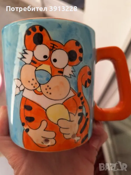 Чаша ръчно рисувана. , снимка 1