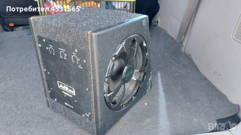 Бас каса +усилвател за автомобил AXTON, снимка 1