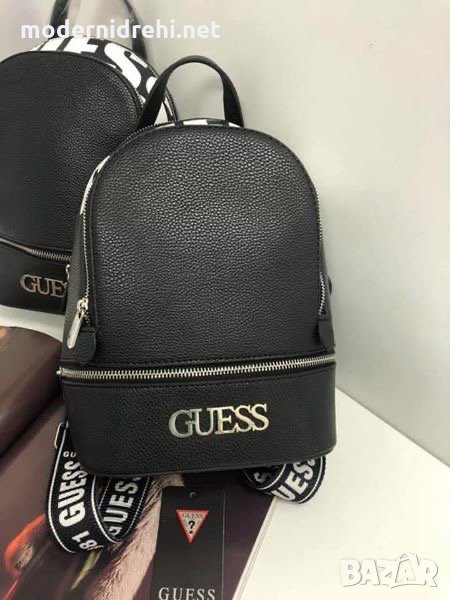 Дамска раница черна Guess, снимка 1