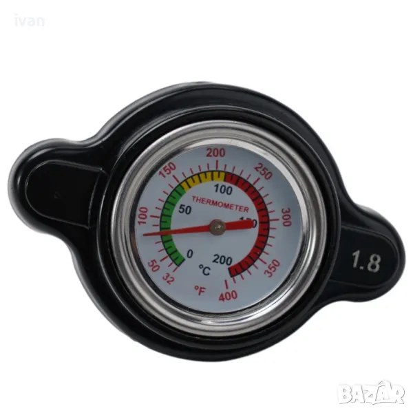 Капачка за радиатор с индикатор за температурата на течността, Вентил 1,8 бара, снимка 1