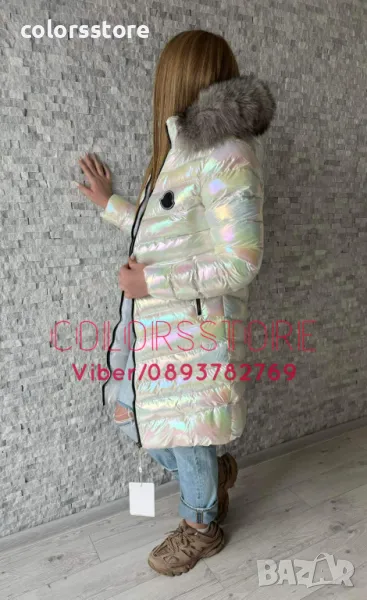 Дамско дълго зимно яке Монклер-VL-E138, снимка 1