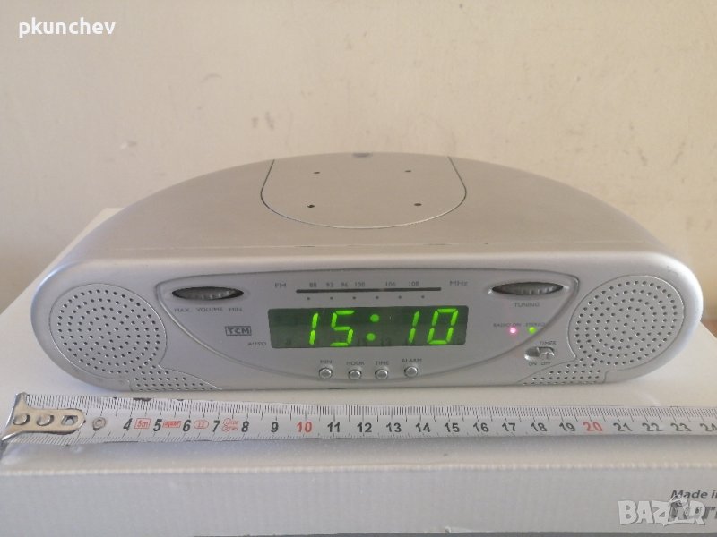 Радио-часовник за кухня TCM AM/FM, снимка 1