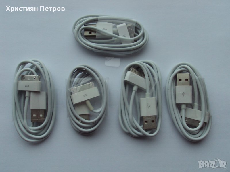 USB дата кабел за iPhone 2g , 3g , 3gs , 4 , 4s, снимка 1